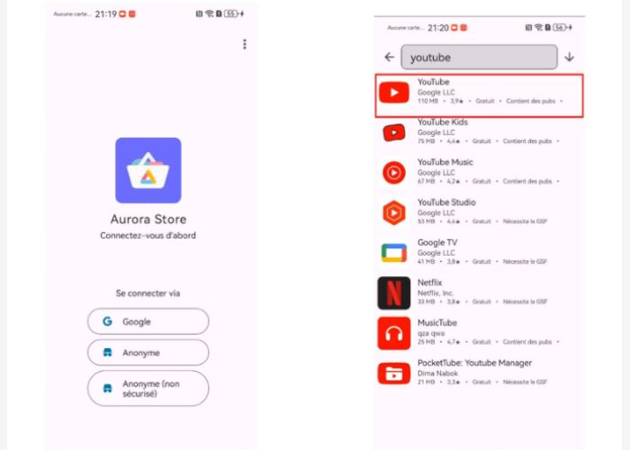 Aurora Store et Google Play Store : En quoi sont-ils différents ?